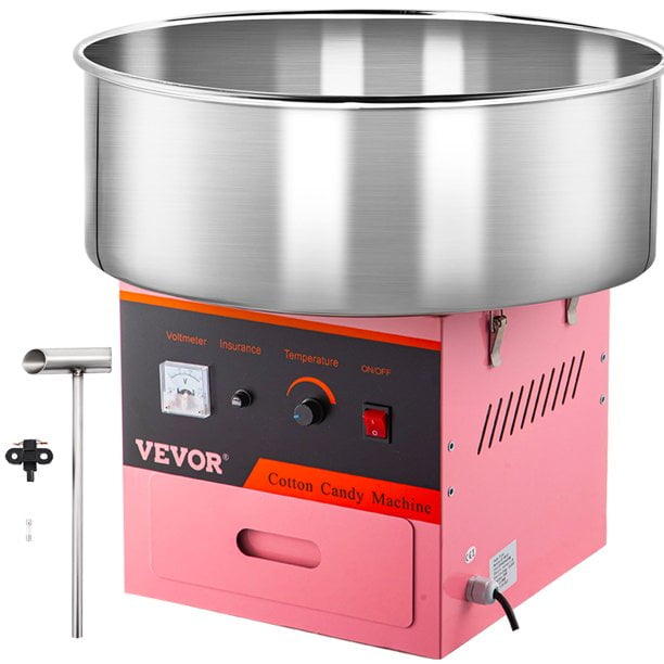 Commercial Cotton Candy Machine Candy Floss Maker Party Carnival Electric Pink 