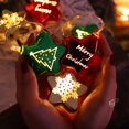 thumbnail image 5 of Christmas Bulb Ball Light LED Luminous Night Light Christmas Tree Hanging Pendant Fairy Lights Home New Year, 5 of 5