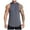 🔥 Gray, variant on Mens Tank Tops Summer Sleeveless Crew Neck Mens Undershirt Solid Color Relaxed Fit Oversized Muscle Moisture Wicking Shirts for Men Hawaiian for Running in Hot Weather Green XXL