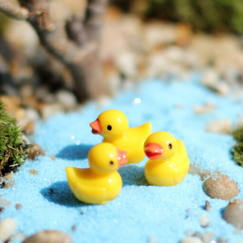 Mini 6pcs Traveling Ducks Decoration Supplies Moss Micro Landscape Garden Deco