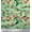 Mint Green, variant on Soimoi Green Cotton Duck Fabric Cat,Insect & Rose Buds Flower Printed Fabric 1 Yard 42 Inch Wide