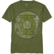 Dc - Men's Green Lantern Logo Washed Tee