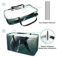 thumbnail image 4 of Whale Large Reusable Foldable Oxford Cloth Shopping Bag with Collapsible Bucket, Storage Box, and Laundry Bag, 4 of 7