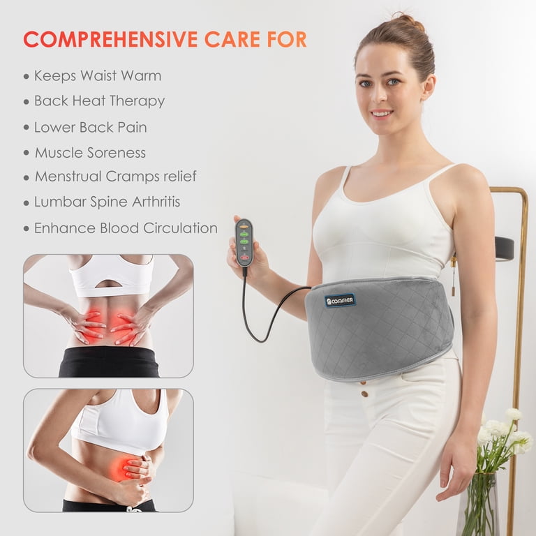 Comfier Heating Pad with Massage for Back Relief Waist Belt  display picture 1