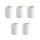 thumbnail image 1 of EeaseMX Taza de cepillo de dientes de baño de 5 piezas Copa de diente de color sólido Parejas Copas de cepillado de dientes simples para baño blanco, 1 of 8