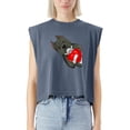 thumbnail image 2 of EcoLoom American Bully Dog Cap Sleeve Muscle Crop Shirt Women Sleeveless Baby Tee, 2 of 5