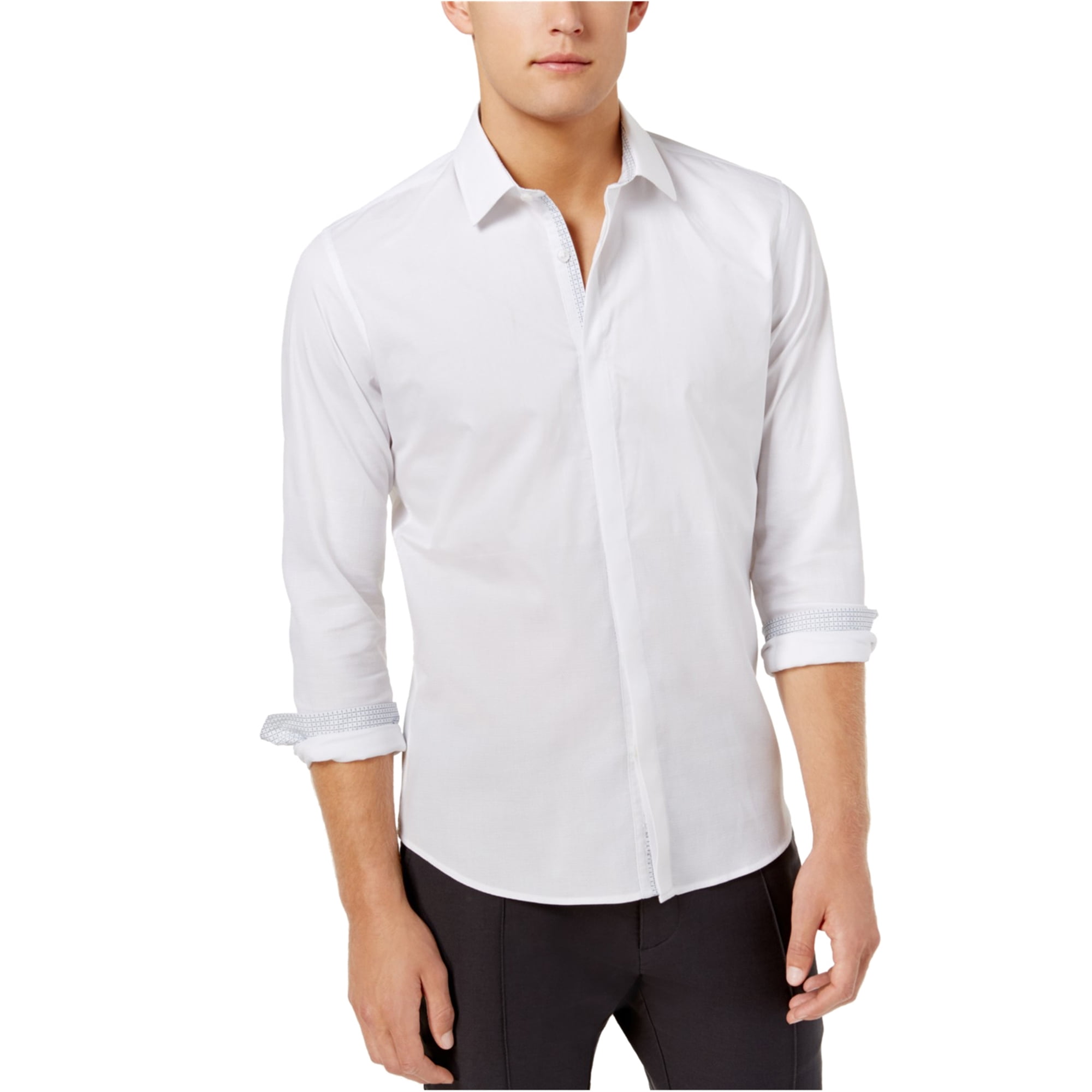 Ryan Seacrest Mens Hidden Placket 