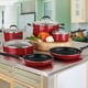 thumbnail image 2 of Batería de cocina Advantage NS, 11 piezas, color rojo, 2 of 2
