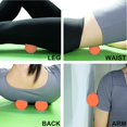 thumbnail image 4 of Lacrosse de bola de masaje duro. Bolas reafirmantes de punto gatillo para yoga, fisioterapia, relajación miofascial, relajante muscular, acupresión (paquete de 2) (naranja), 4 of 5