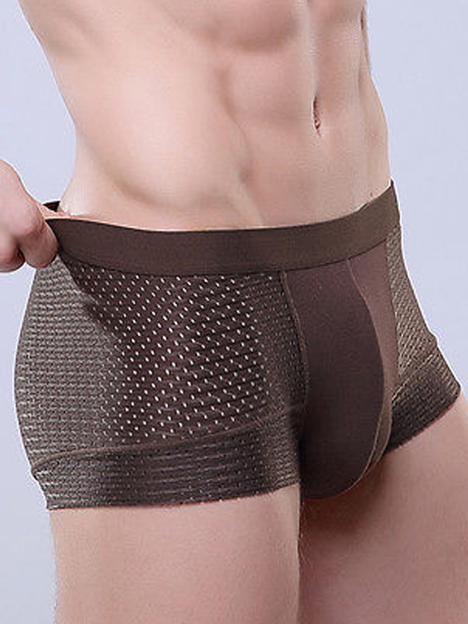 Pro Cotton Mens Underwear Boxer Briefs Shorts Bulge Pouch Underpants·Breathable 