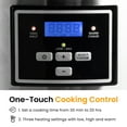 thumbnail image 4 of Heynemo 6 Qt Programmable Slow Cooker with 2-in-1 Silicone Liners and Digital Timer, Blue, 4 of 9