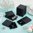 thumbnail image 4 of 10pcs Drawer Cardboard Jewelry Boxes Black Jewelry Gift Boxes Jewelry Box for Women for Ring Earrings Bracelets Necklaces Jewelry Gift 3.15x3.17x0.73 Inch, 4 of 8