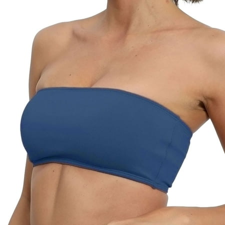 Clearance!Uooqdmx Sports Bras for Women Strapless Bra Comfortable and New Sport Running Shockproof and Back Yoga Thin Gathering Bra Sports Bras for Women High Support Blue L
