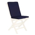 thumbnail image 2 of Coussins de Chaise à Charnière Bleus, 2 of 3