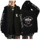 thumbnail image 2 of Sudadera con capucha de talla grande para hombre, ropa de calle informal con cremallera, de Anime, 2 of 3