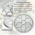 thumbnail image 3 of Uxcell Stainless Steel Steamer Rack 13.4 inches Pot Steaming Tray Thicken Pressure Cooker Canning Racks Silver Tone, 3 of 5