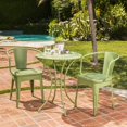 thumbnail image 5 of Leona Outdoor 3 Piece Paint Finished Iron Bistro Set, 5 of 10