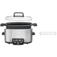 thumbnail image 6 of Cuisinart Cook Central 6 qt Slow Cooker-Crock Stainless Steel, 6 of 10