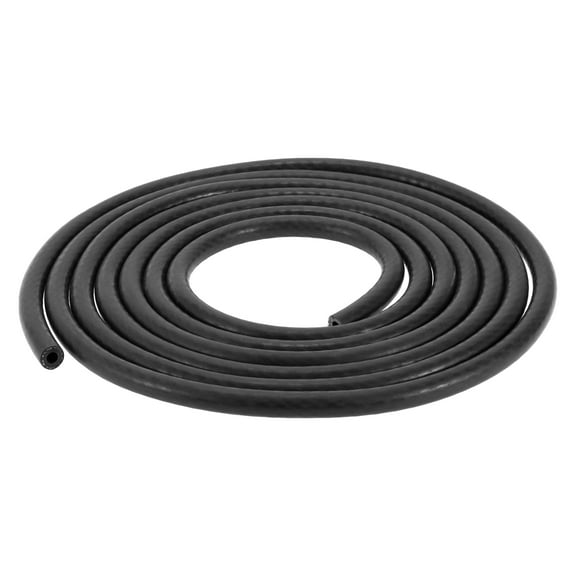 Unique Bargains Silicone Vacuum Tubing Hose Automotive Vacuum Line High Temperature 9.8Ft  1/4" 6mm ID 3mm Thickness 1 Pc Black 130PSI Max Pressure