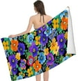 thumbnail image 2 of , Tropical Floral Printed Pool Towel Oversized Travel Must Have for The Swimming, , Camping, Summer Es, 2 of 8