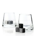 thumbnail image 3 of Viski 2 Tumblers and 6 Glacier Rocks Set for Whiskey Spirits, Gifts for Men, 3 of 4