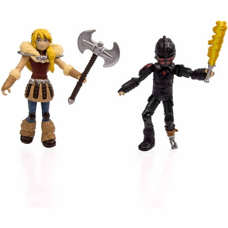 UPC 778988071106 product image for Astrid and Hiccup Action Figure 2-Pack Viking Warriors | upcitemdb.com
