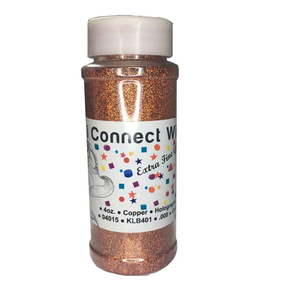 iConnectWith Glitter - Copper, Extra Fine Holographic Glitter