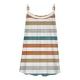 thumbnail image 5 of Lenpel Women's Tank Tops Summer Spaghetti Strap Scoop Neck Pleated Color Block Sleeveless T-Shirts Casual Loose Cami Shirts, 5 of 5