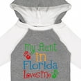 thumbnail image 4 of Inktastic My Aunt in Florida Loves Me Boys or Girls Long Sleeve Baby Bodysuit, 4 of 5
