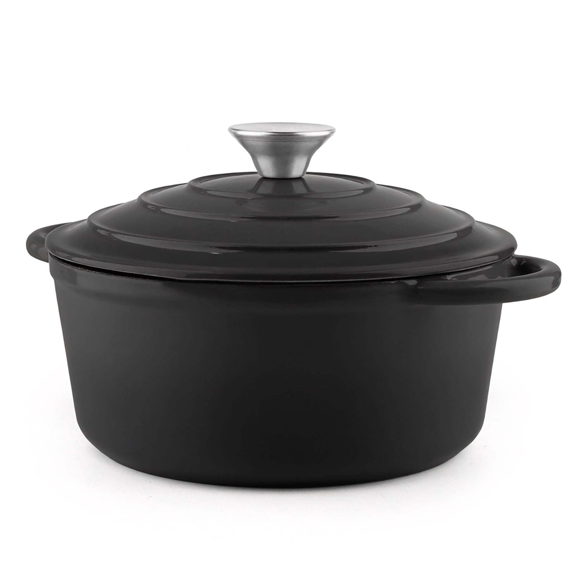 CAANNASWEIS 7 Piece Cast Iron Cookware Set, Pre-Seasoned Heavy Duty Pots and Pans Collection for Home Kitchen, Induction Compatible