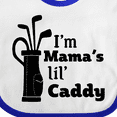 thumbnail image 4 of Inktastic I'm Mama's Lil' Caddy Golf for Kids Boys or Girls Baby Bib, 4 of 4