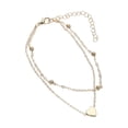 thumbnail image 1 of Stainless Steel Charm Anklet with Heart Design for Stylish Ankle Accessory, 1 of 8