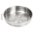 thumbnail image 3 of Stainless Steel Nonstick Wok Pan, Carbon Steel Wok Pan with Lid & Steamer Pot Honeycomb Wok Flat Bottom Cookware Multi-Ply Clad Wok For Gas Cook, 3 of 18