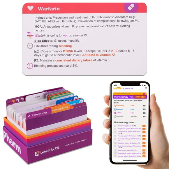 Pharmacology Flash Cards – No Fluff – Nursing School Essentials for Students – 2026 NCLEX ATI HESI Review LPN RN Flash Cards (223 C