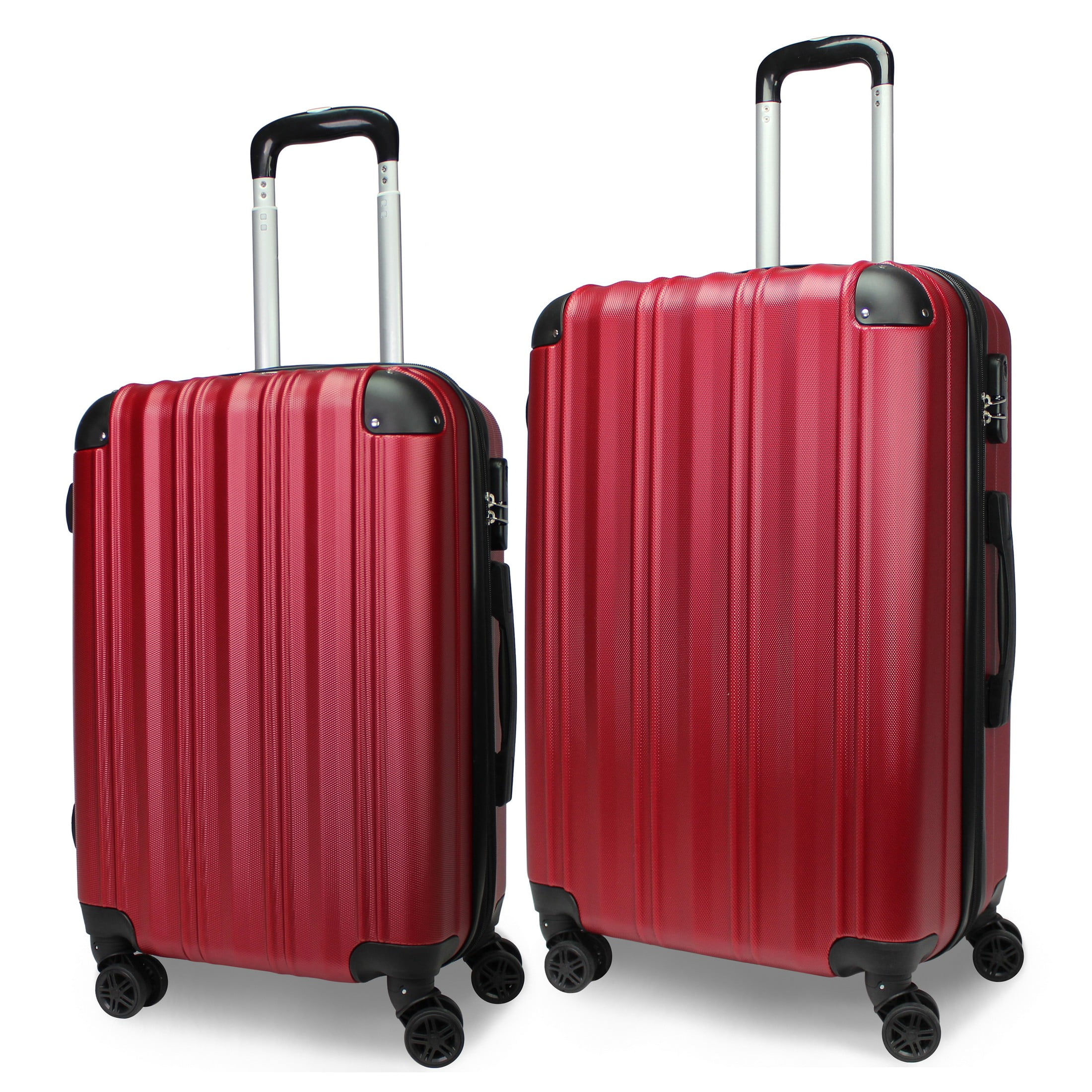 Zimtown 3 Piece Nested Spinner Suitcase Luggage Set With TSA Zimtown 3 Piece Nested Spinner Suitcase Luggage Set With TSA