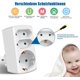 thumbnail image 5 of Adaptador de Enchufe 3 Vías 2 Euro y 1 Schuko con Bloqueo Infantil para Oficina y Hogar Blanco Paquete de 1 Unidad, 5 of 7