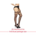 thumbnail image 3 of Ruiboury Bas Résille Chaussettes Tuyau Accessoire Cosplay Collants Vêtements pour Femmes Collant 1166 Taille Unique, 3 of 3