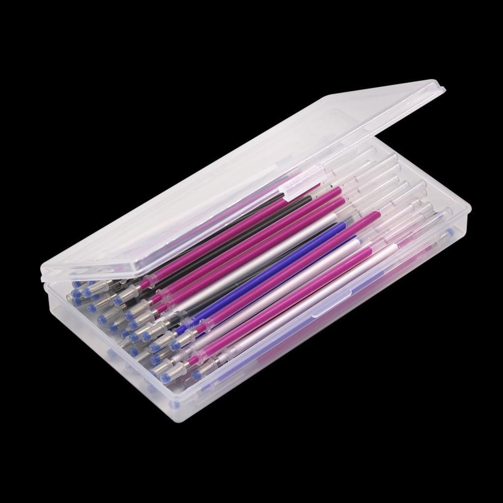 40 Erasable Fabric Marking Refills Replaceable Pen Refills with Box, Perfect for Fabrics in Various Colors Sewing Quilting Dressmaking Mixed Color