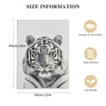 thumbnail image 2 of ARISTURING  Sylvie Tiger Black and White Portrait Framed Canvas Wall Art, 2 of 5