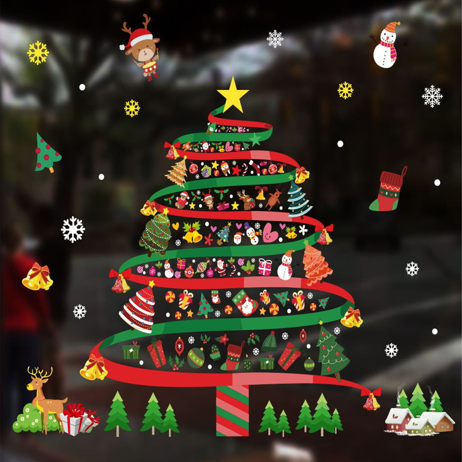 Mainiusi Lot De 500 Confettis De Table De Noël - Paillettes Multicolores - Décoration De Sapin, Élan, Flocon De Neige - Pour Bricolage