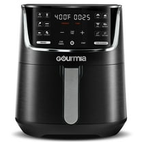 New Gourmia 1300W 4-Quart Digital Air Fryer, 12 One-Touch Presets, Black