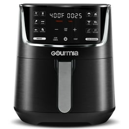 Gourmia 6-Qt Digital Air Fryer with Guided Cooking, Black GAF686, New, 13.2  H 