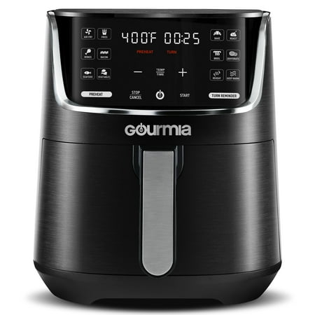 New Gourmia 4-Quart Digital Air Fryer with 12 One-Touch Presets
