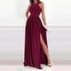thumbnail image 2 of Vestidos Para Mujer Vestidos Casuales Sólido Adelgazante Sin Espalda Cuello Halter Hem Split Odeerbi ODB159314, 2 of 9