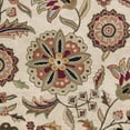 thumbnail image 4 of Floral & Paisley ATH5035-4SQ Area Rug 4' Square, 4 of 5