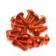 thumbnail image 1 of 15pcs M6X20mm Tornillos Color Naranja Cabeza Hueca Hexagonal para Matrícula de Motocicleta, 1 of 1