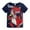 Navy, variant on Ruyang Boys Girls Short Sleeve Cartoon Dinosaur Prints T Shirt Tops Shirt Set Toddler Casual and Comfortable Shirt