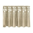 thumbnail image 2 of Hxoliqit Floral Curtains Kitchen Coffee Curtains Bedroom Rod Curtains Lace Short Curtains Lace Curtains 54 X 24 Inch 1 Panels, 2 of 9