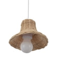 thumbnail image 1 of Lámpara Colgante De Ratán, Iluminación Colgante De Ratán De Estilo Nórdico Moderno Multiusos Para Accesorios De Fotografía Para Alojamiento En Familia, 1 of 7