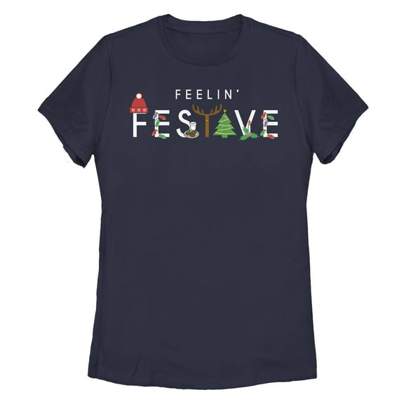 Women's Lost Gods Feelin Festive  Graphic T-Shirt